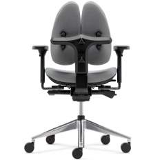 Ergonomische Bürostühle Bürostuhl grau Bürodrehstuhl, ROHDE & GRAHL (Nowy Styl Group), duo back uph