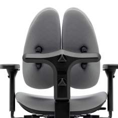 Ergonomische Bürostühle Bürostuhl grau Bürodrehstuhl, ROHDE & GRAHL (Nowy Styl Group), duo back uph