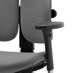 Ergonomische Bürostühle Bürostuhl grau Bürodrehstuhl, ROHDE & GRAHL (Nowy Styl Group), duo back uph