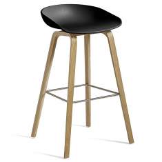 Barhocker Holz Barstuhl schwarz HAY About A Stool AAS32