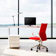 Kleiner Schreibtisch höhenverstellbar ergonomische Büromöbel Schreibtische verstellbar, REISS, REISS ECO N2 Bildschirm-Arbeitsplätze