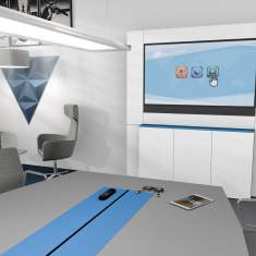 Interaktive Boards/Tafeln | Multimediamöbel, Peter Kenkel GmbH, Mediawall v1+