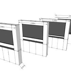 Interaktive Boards/Tafeln | Multimediamöbel, Peter Kenkel GmbH, Mediawall v1