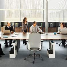 Team-Tische | Konferenztische, Steelcase, FrameOne Bench