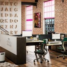 Büroschrank Sitzbank Loungeschrank Regal , Steelcase, Share It Collection