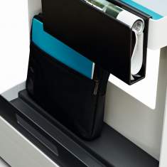 Behälter/Zeitungsablagen | Tischaufsätze/Papier- und CD-Ablagen, Steelcase, 1+1 Welcome Elemente