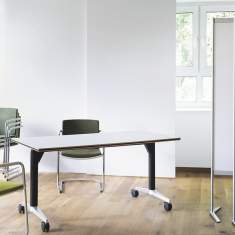 Klapptisch Büro Klapptische Schulungstisch, mit Rollen, Wilkhahn, Timetable Lift