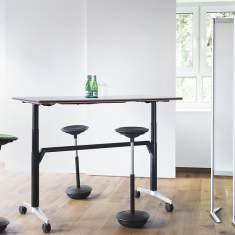 Klapptisch Büro Klapptische Schulungstisch, mit Rollen, Wilkhahn, Timetable Lift