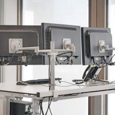 Schreibtisch | Büro Schreibtische | Büromöbel, Sara, Conte - T-Fuss - Sitz-Stehtisch