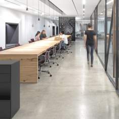 büroschrank schwarz Büroregal modular Büroschrank Module, Sara, MoodBox