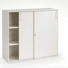 Sideboard Büromöbel Schiebetürschränke weiss Be_Hold Schiebetürschrank
