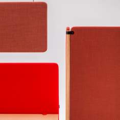 Tisch-Organisations/Trennwandsysteme, MUTE Design, Akustik Tischtrennwand Duo