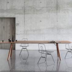 Konferenztisch Team-Tische Holz Konferenztische, Girsberger, Akio
rechteckige Tischplatte