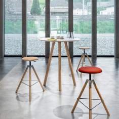 Stehtisch Holz Stehtische Büro Girsberger Akio
runde Tischplatte