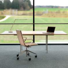 Konferenztisch Büro Konferenztische Holz Girsberger, Adapt
rechteckige Tischplatte