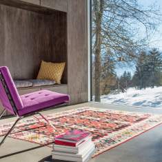 Loungesessel violett Büro Clubsessel Design Loungemöbel, Girsberger, Modell 1600