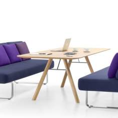 Möbel für Warte und Empfangsbereiche | Loungesofa, Girsberger, Joline Lounge