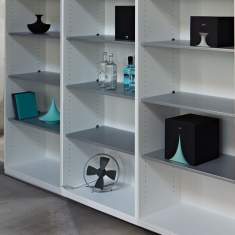 Regalschrank offen Büroregal Regale weiss, Echo, Standard Regal
