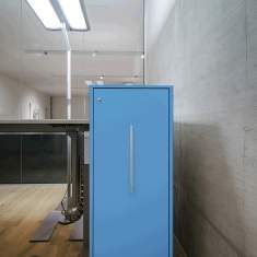 Hängeregister blau Büro Büromöbel, Echo, Apothekerschrank