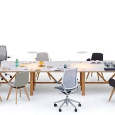 Team-Tische Büro Konferenztisch Holz Konferenztische, BAE Orangebox