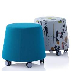 Hocker mit Rollen Polsterhocker Orangebox sully