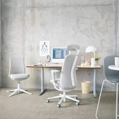 Hag Bürostuhl ergonomisch Bürodrehstuhl grau Flokk, HÅG SoFi
