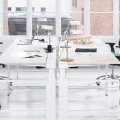 Drehstühle Büro ergonomisch Bürostühle mit Armlehnen mit Kopfstütze, Flokk, RH Extend