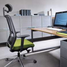 profim Stühle ergonomische Bürostühle schwarz, profim, Veris Net - Drehsessel