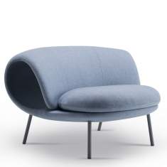 Loungesessel modular Sessel blau Offecct Maki