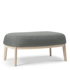 Polsterhocker Holz grau Offecct Shift Wood Ottoman