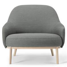 Loungesessel Holz grau Sessel Lounge Offecct Shift Wood