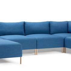 Clubsessel blau Sessel Lounge Loungesessel Loungemöbel modular, offecct, Blocks