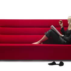 Sofa rot Lounge Loungesofa, offecct, Float High