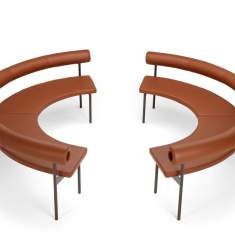 Lounge Sitzmöbel braun Loungesofa, offecct, Font, Sofa Open Circle