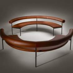 Lounge Sitzmöbel braun Loungesofa, offecct, Font, Sofa Open Circle