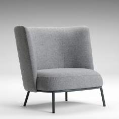 Sessel grau Lounge  Loungemöbel Set  offecct, Shift High