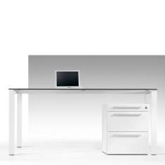 Exklusiver Schreibtisch modern 4-Fuss Büro Schreibtische Leuwico, TUNE Arbeitstische