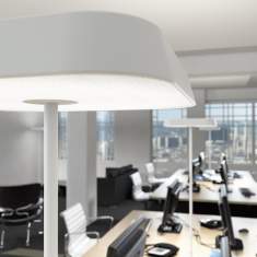 Tageslicht Tischlampe ergonomische Schreibtisch Lampe Tischleuchte Tageslicht Belux, KOI-Q Tischaufbauleuchte