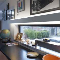 Wandleuchte modern Lichtband Deckenlampe, Belux, METER BY METER