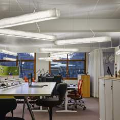 Büro Deckenlampen längliche Pendelleuchte LED Büroleuchte, Belux, ONE BY ONE