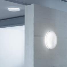 Wandleuchte weiss Wandleuchten LED Deckenleuchte Büro Belux O-LITE