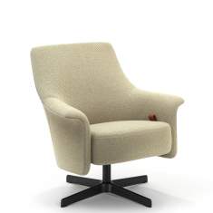 Loungesessel beige Sessel drehbar Bene PORTS Lounge Active Chair