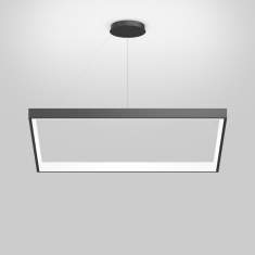 Pendelleuchten Design Pendelleuchte modern Bürolampe quadrat schwarz XAL Ino