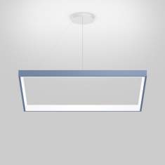 Pendelleuchten Design Pendelleuchte modern Bürolampe quadrat blau XAL Ino