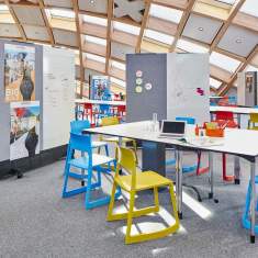Design Whiteboard Rollen Whiteboards Magnettafel, vitra, Dancing Wall