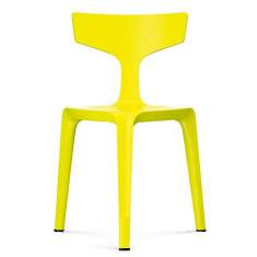 Besucherstuhl gelb Besucherstühle Kunststoff Konferenzstuhl Cafeteria Stuhl stapelbar VS Stakki