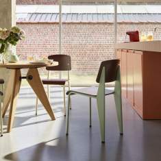 kleiner Konferenztisch Holz Konferenztische rund, vitra, Guéridon