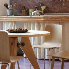 kleiner Konferenztisch Holz Konferenztische rund, vitra, Guéridon