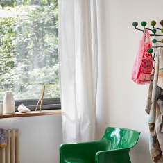 Garderobe Kleiderhaken mit farbigen Holzkugeln vitra, Hang it all