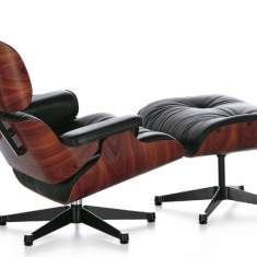 Vitra Lounge Chair Leder Loungesessel Büro Loungemöbel, vitra, Lounge Chair & Ottoman